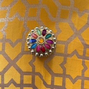 Multicolor Gemstone Jewelry Holder